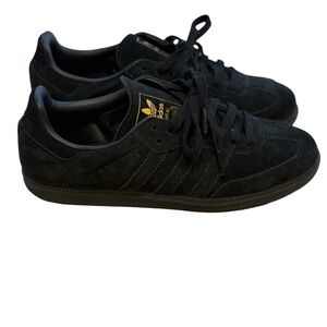 Adidas Men's Black Gazelle Suede Sneakers Size 7